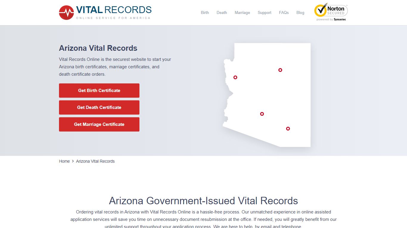 Arizona Vital Records - Vital Records Online